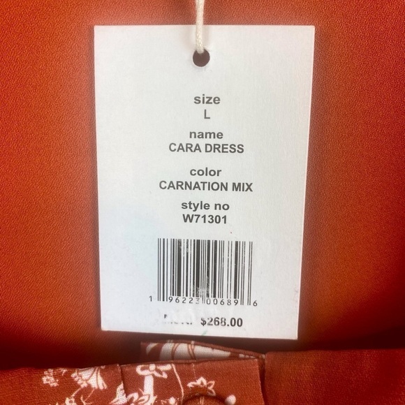 Walter Baker Cara Dress in Carnation Mix Size Large New! - Picture 9 of 14